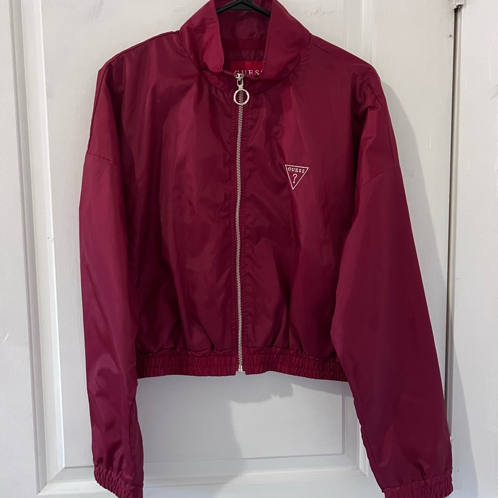 Guess Maroon Windbreaker